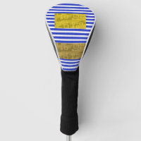 Cool Stripes Blue Gold Geometric