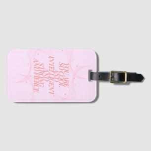 Cool, Strong, Fierce, Girl Boss, Inspirational Luggage Tag