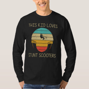 Cool Stunt Scooter For Kids Boys Electric Scooter T-Shirt