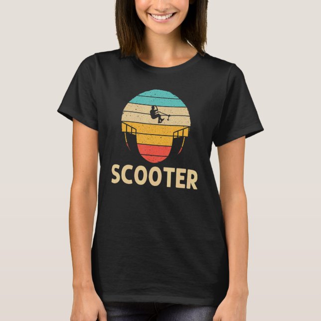 Cool Stunt Scooter For Men Women Electric Scooter  T-Shirt (Front)