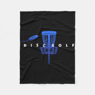 Cool Stylised Disc Golf With Sket And Disc - Disc  Fleece Blanket