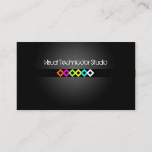 Cool / Stylish fluorescent diamonds Business Card