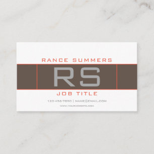 Cool Stylish Geometric Business Card
