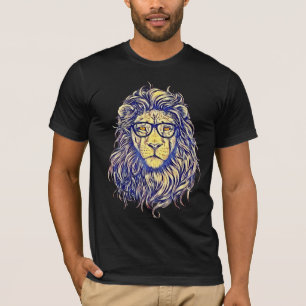 Cool Stylish Hipster Lion T-Shirt