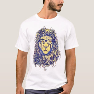 Cool Stylish Hipster Lion T-Shirt