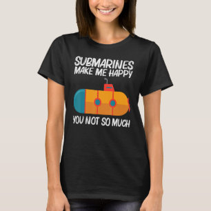 Cool Submarine For Men Women Sea Veteran Submarine T-Shirt