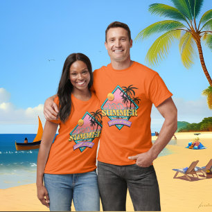 cool Summer beach state mind word art unisex T-Shirt