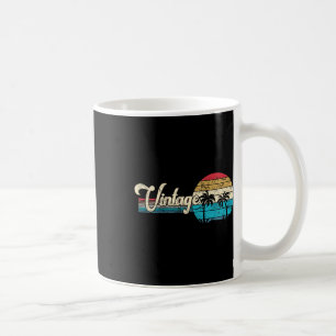 Cool Summer Beach Vacation Men Women Sunset Palm T Coffee Mug