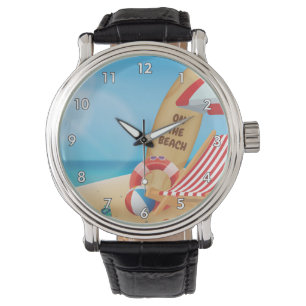 Cool Summer on the Beach with Surf Boards Watch