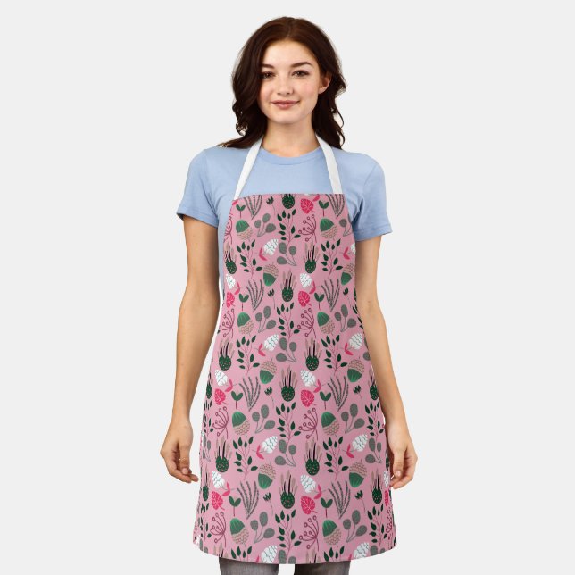 Cool Summer Pattern Apron (Worn)