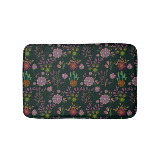 Cool Summer Pattern Bath Mat (Front)