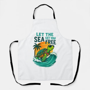Cool Summer – Sea Turtle Vibes Apron