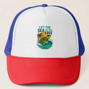 Cool Summer – Sea Turtle Vibes Trucker Hat