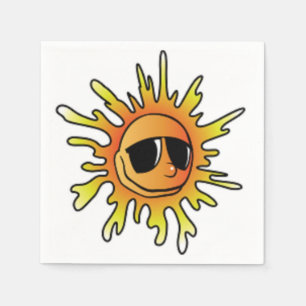 COOL SUMMER SUN NAPKIN