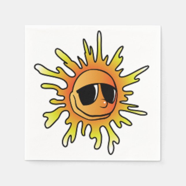 COOL SUMMER SUN NAPKIN (Front)