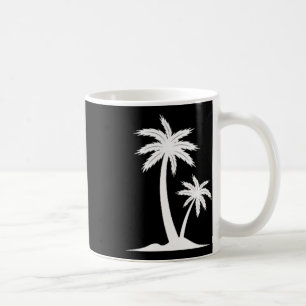 Cool Summer Vacation Men Women Hawaiian Beach Palm Coffee Mug