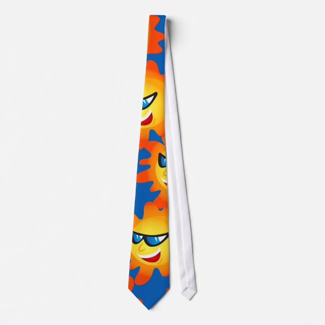 Cool Sun Wallpaper Tie (Front)