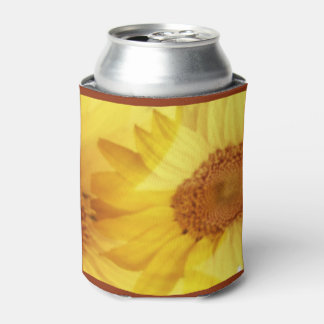 Cool Sunflower Summer Can Cooler