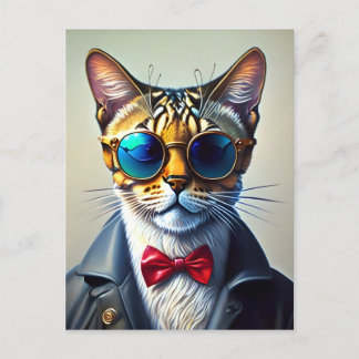 Cool Sunglass Cat # 2 Postcard