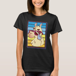 Cool Sunglasses Llama Alpaca Cool Retro Vintage An T-Shirt