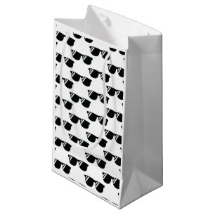 Cool Sunglasses Silhouette Grad Retro Mod Fun Small Gift Bag
