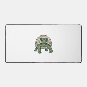 Cool Sunglasses Tortoise Vintage Vector Design_1 Desk Mat