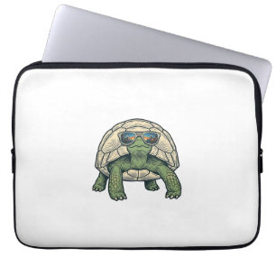 Cool Sunglasses Tortoise Vintage Vector Design_1 Laptop Sleeve