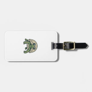 Cool Sunglasses Tortoise Vintage Vector Design_1 Luggage Tag