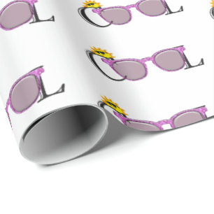 cool sunglasses wrapping paper