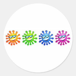 Cool Suns Classic Round Sticker
