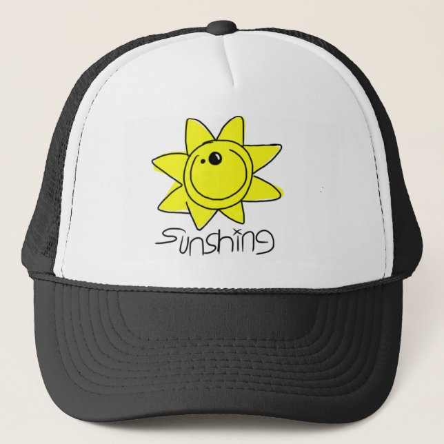 Cool sunshine Trucker Hat (Front)
