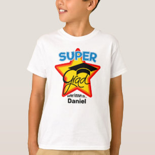Cool Super Grad Logo - Personalise Name and Year T-Shirt