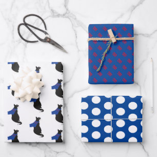 Cool Super Kitty - Cat Wrapping Paper Sheet Set