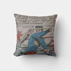 Cool Superhero Comic Cushion
