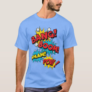 Cool Superheroes Comic Comic Books Stuff Bang Boom T-Shirt