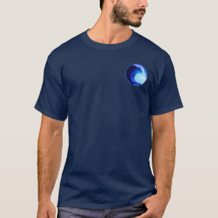 Cool Surf Style Blue Wave T-Shirt