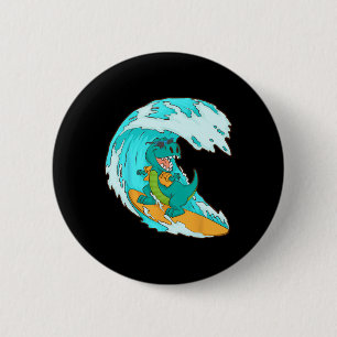 Cool Surfing Design For Men Women Surfer Surf Surf 6 Cm Round Badge