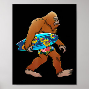 Cool Surfing Design For Men Women Surfer Surf Surf Poster