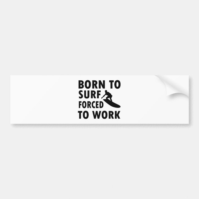 Cool Surfing Designs Bumper Sticker (Front)