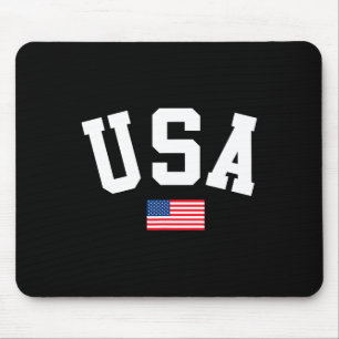 Cool Surfing For Men Women 4th Of July American Fl Mouse Mat