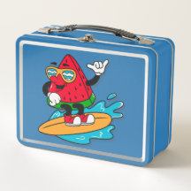 Cool surfing watermelon