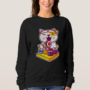 Cool Sushi Cat Graphic Tees Novelty Cool s