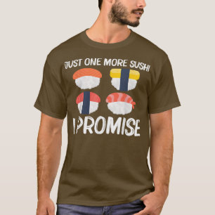 Cool Sushi For Men Women Japanese Sashimi Seafood T-Shirt