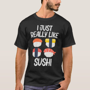 Cool Sushi For Men Women Japanese Sashimi Seafood T-Shirt