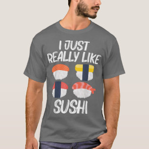 Cool Sushi For Men Women Japanese Sashimi Seafood T-Shirt