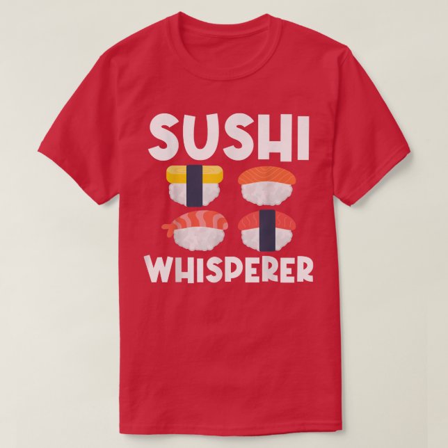 Cool Sushi For Men Women Japanese Sashimi Seafood  T-Shirt (Design Front)