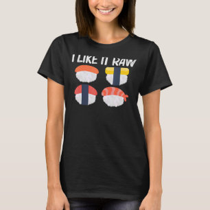 Cool Sushi For Men Women Japanese Sashimi Seafood  T-Shirt