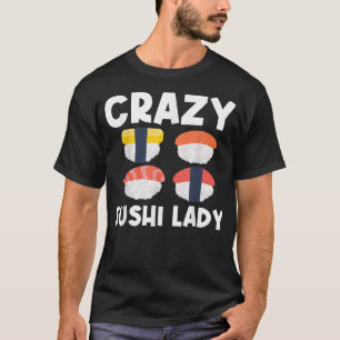 Cool Sushi For Women Mum Japanese Sashimi Seafood T-Shirt