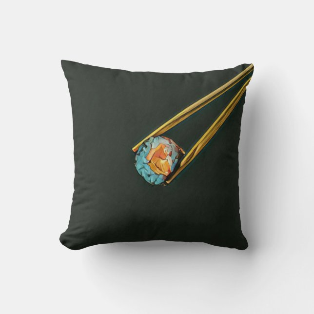 Cool sushi gift cushion (Front)