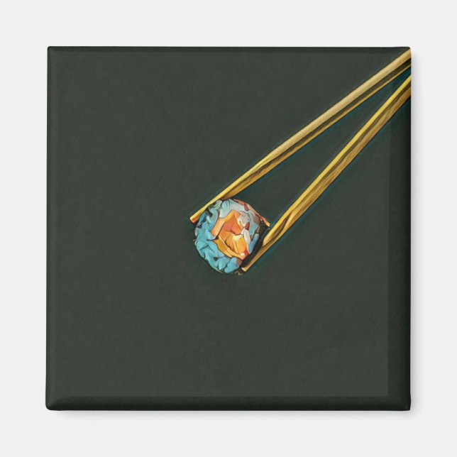 Cool sushi gift magnet (Front)